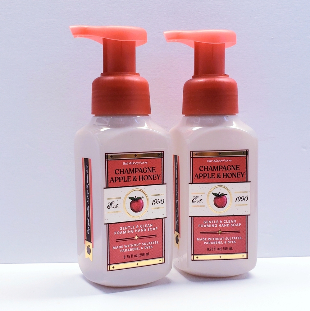 Bath & Body Works CHAMPAGNE APPLE & HONEY Gentle & Clean Foaming Hand Soap (2)